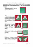 Tetraedro de una pieza