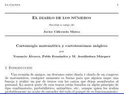 Cartomagia matemática