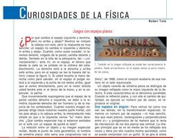 Juego con espejos planos