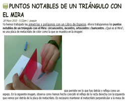 Puntos notables con el mira