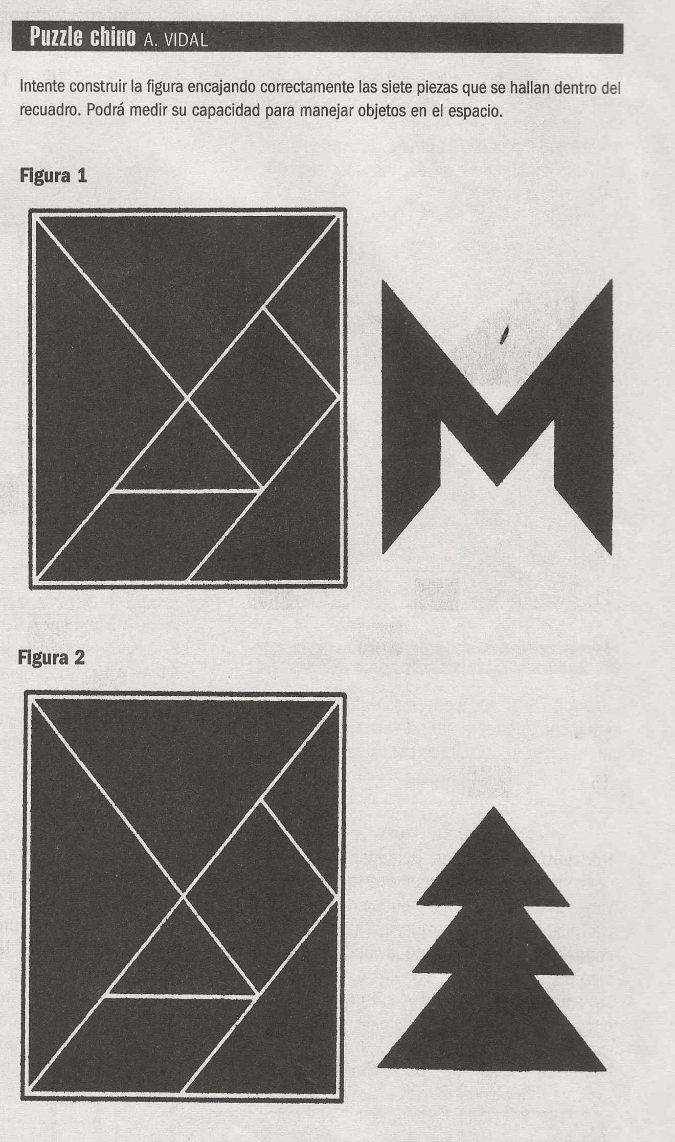 Pasatiempos de geometr�a