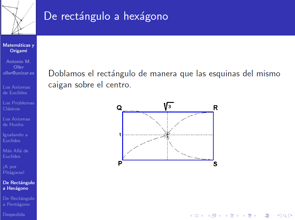 Matem&aacute;ticas y origami