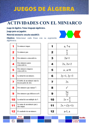 Acticidades con miniarco
