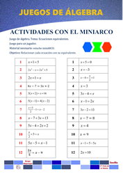 Acticidades con miniarco