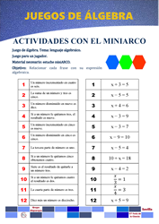 Acticidades con miniarco