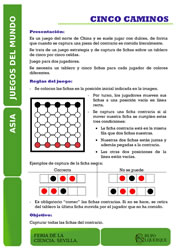 Cinco caminos. Juego de Asia