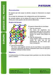 Patzam. Juego de Europa