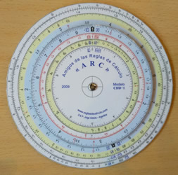 Regla de c�lculo circular
