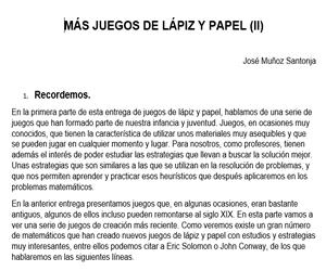 M&aacute;s l&aacute;piz y papel (II)