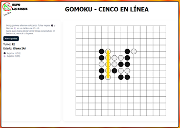 Gomoku - cinco en l&iacute;nea
