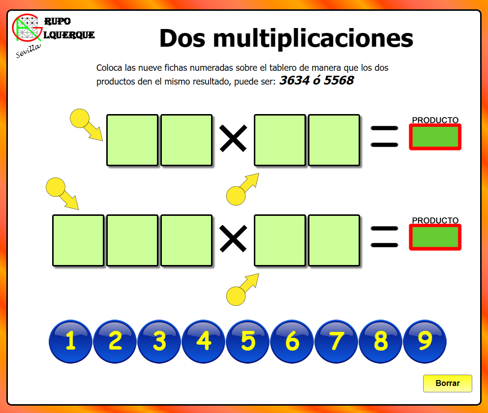 Dos multiplicaciones
