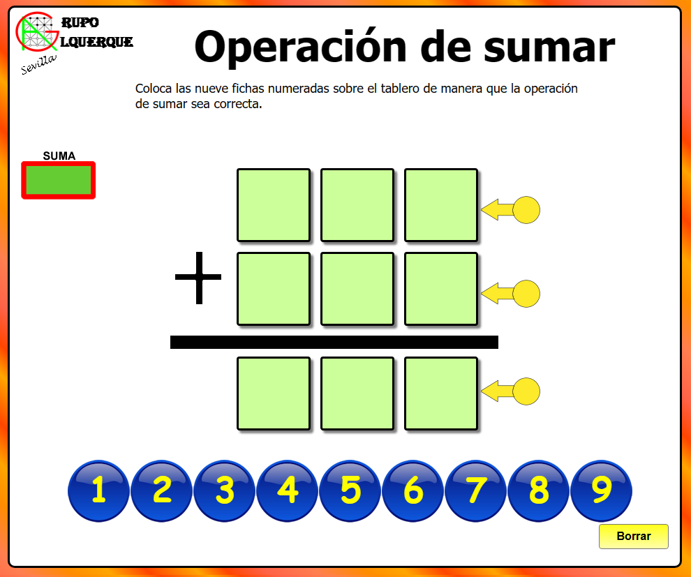 Operación de sumar
