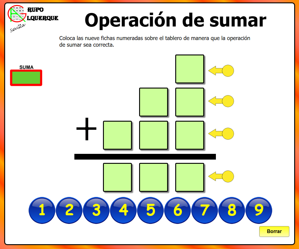 Operación de sumar