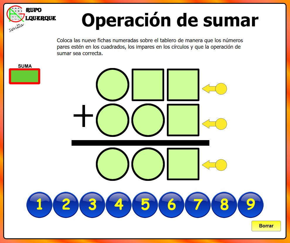 Operación de sumar