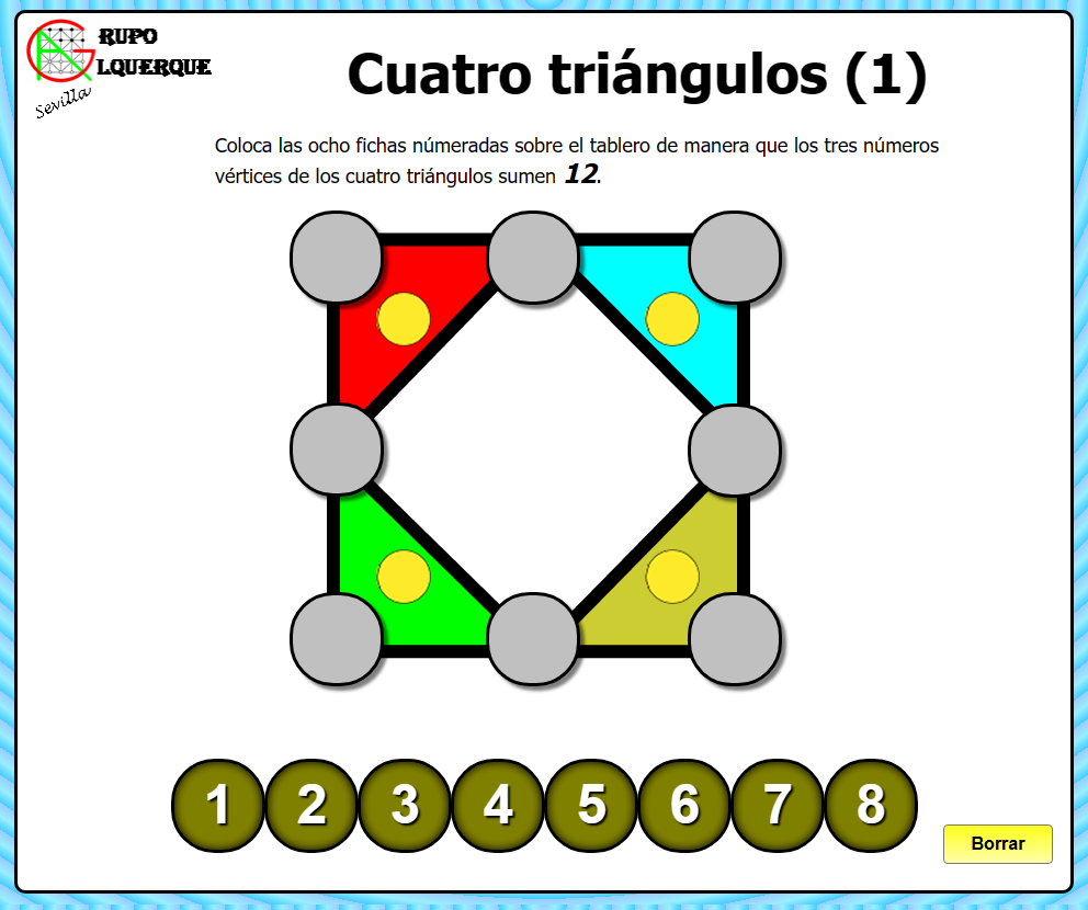 Cuatro triángulos