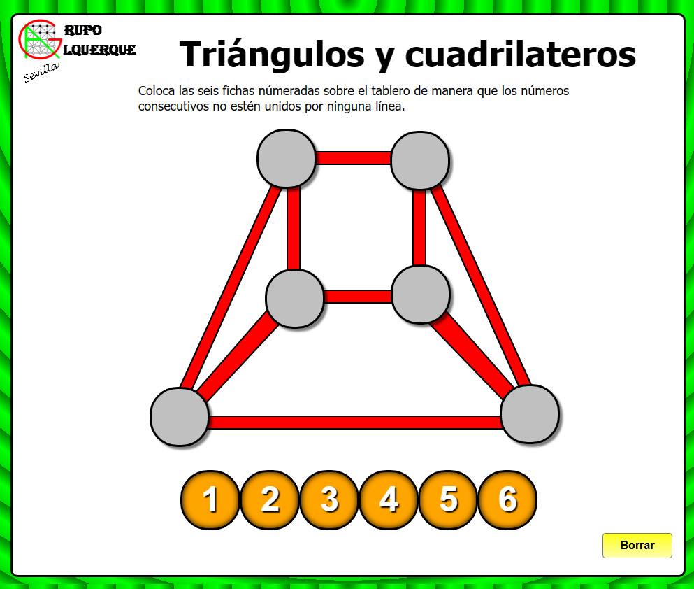 Tri&aacute;ngulo y cuadril&aacute;teros