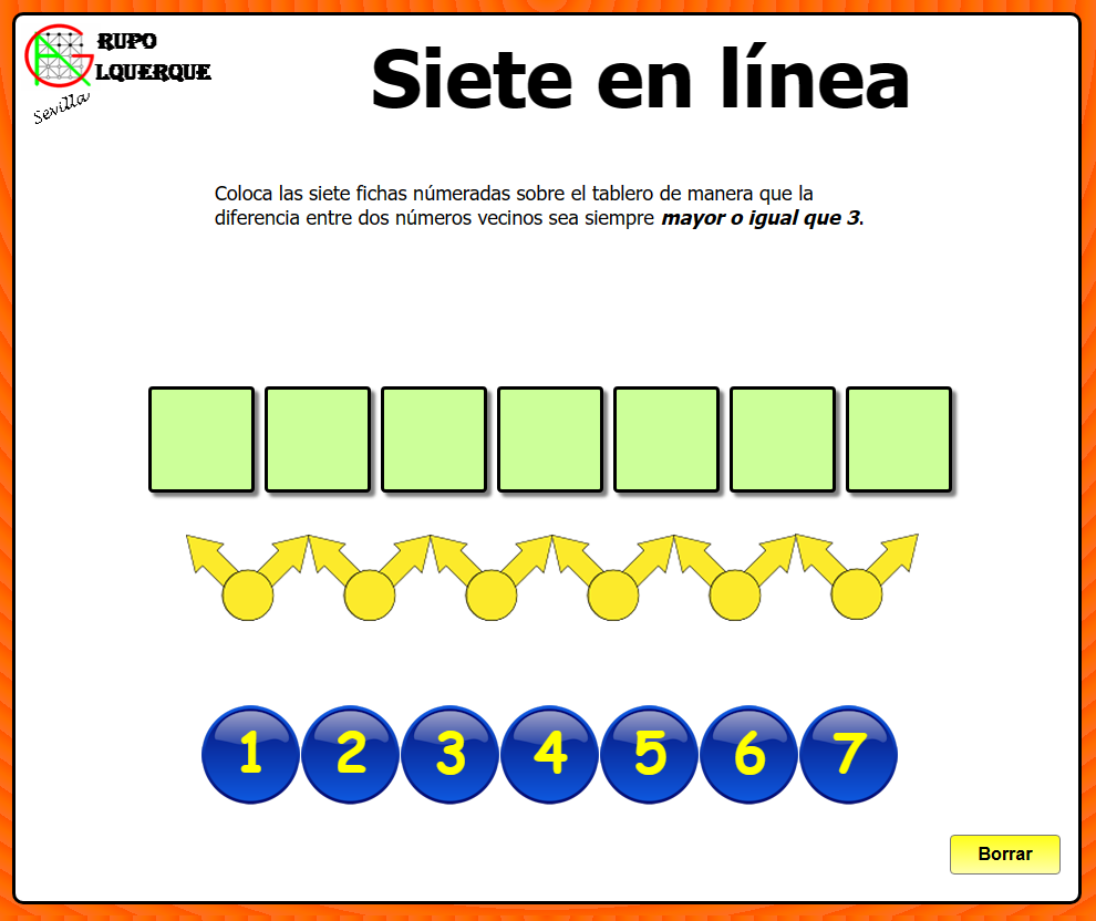 Siete en l&iacute;nea