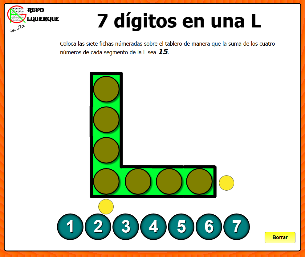 En una L